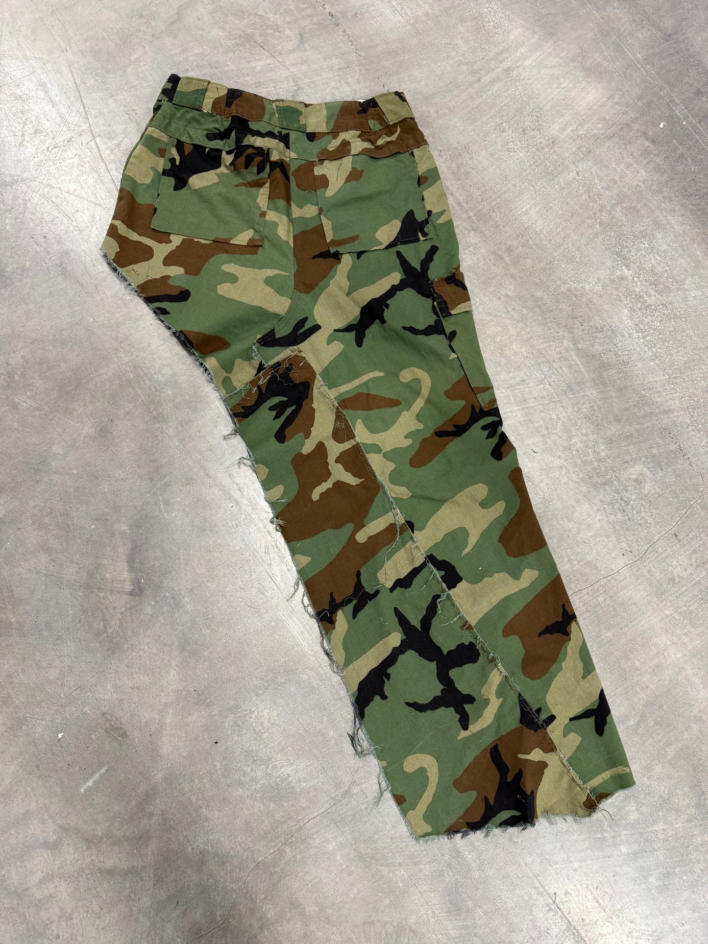 Camo Asymmetrical Skirt 001