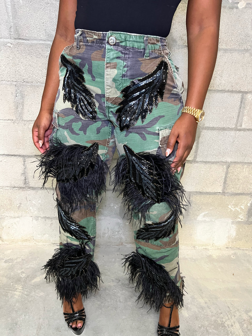 Camo Glam Pants 001