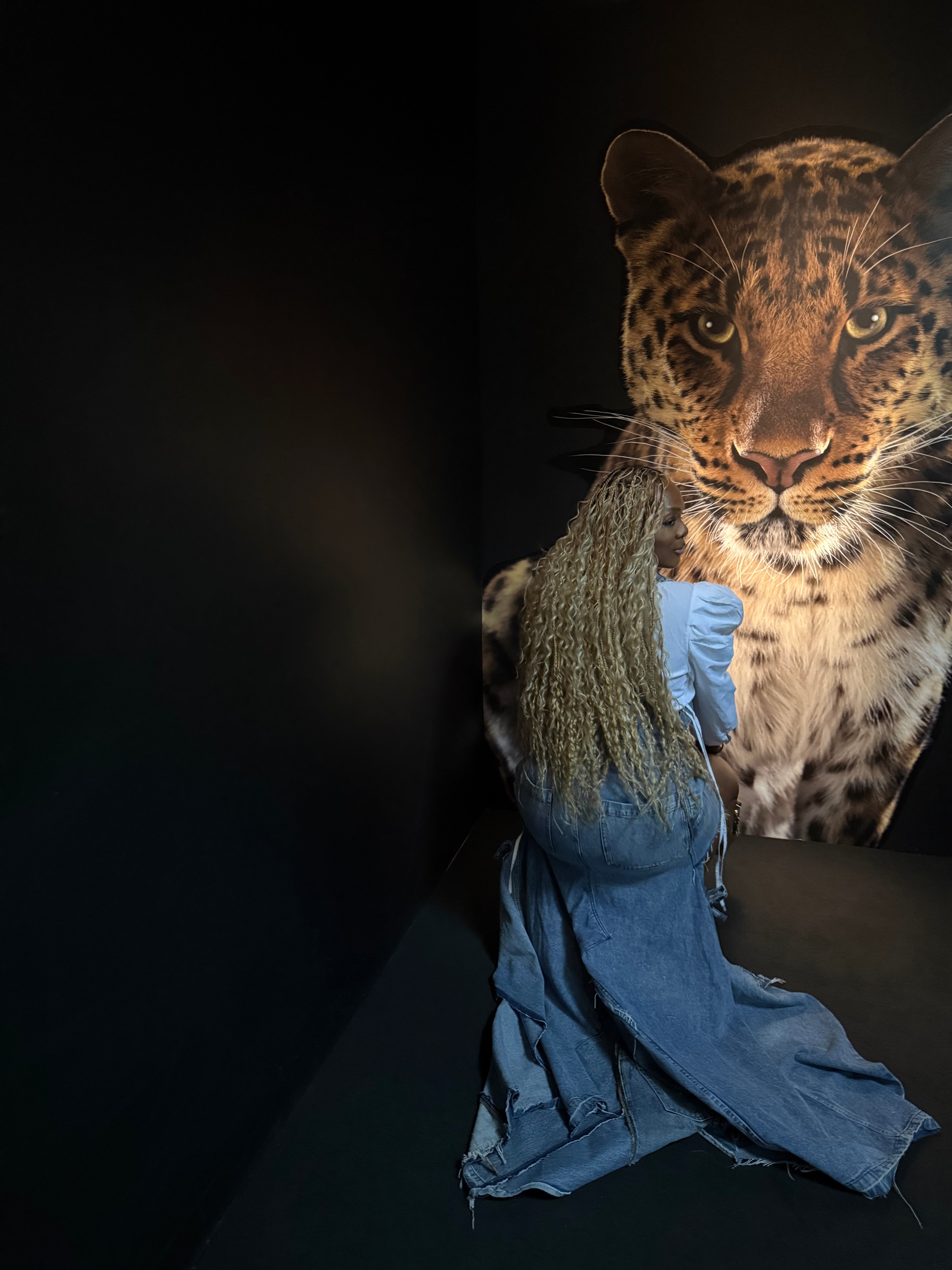 Denim jumper gown 001