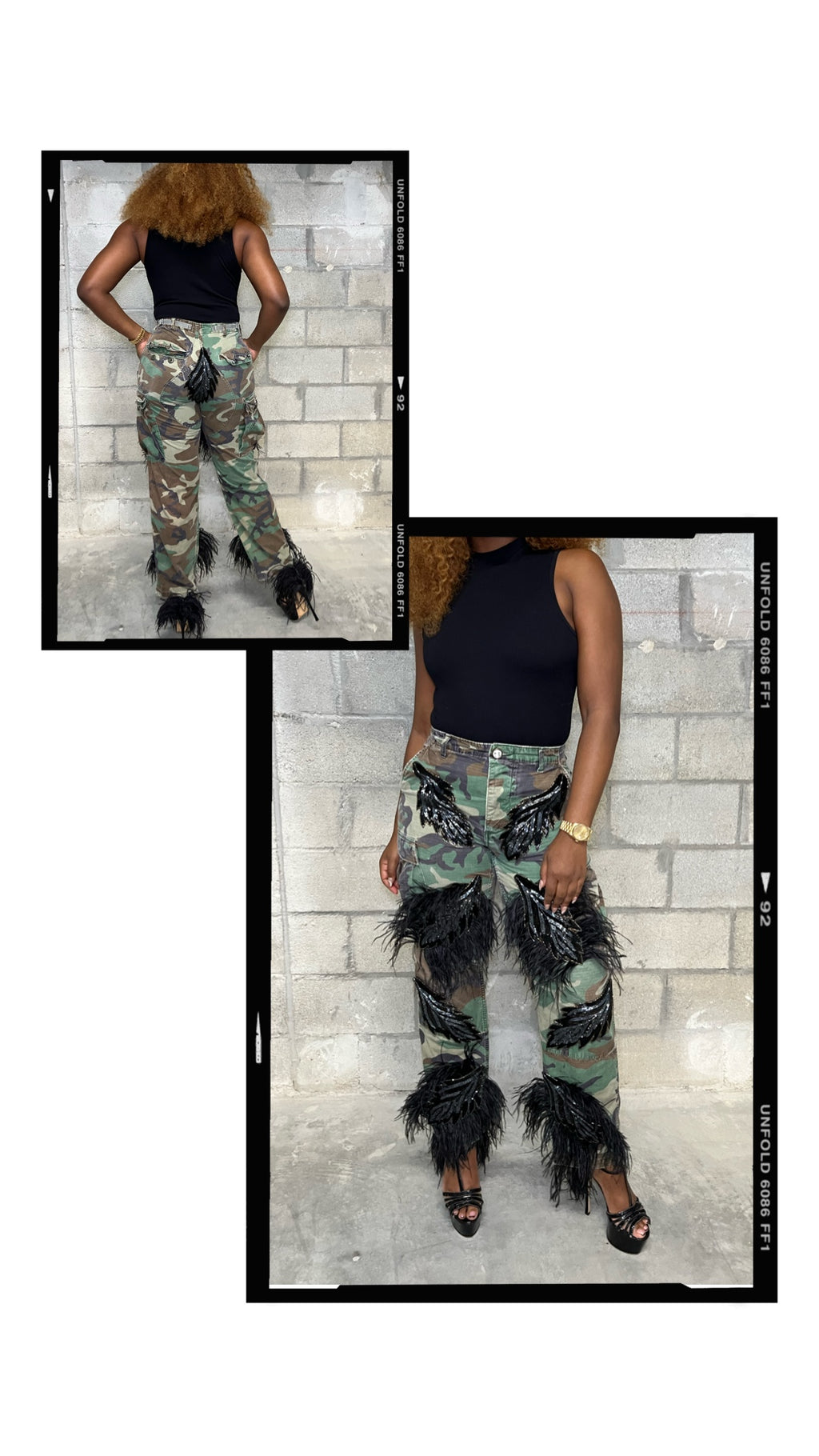 Camo Glam Pants 001