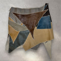 Leather Patchwork Skirt 001